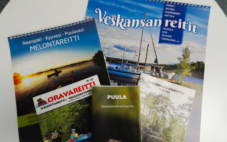 Paddling maps from Mikkeli Tourist Information