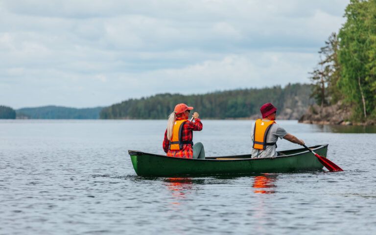 Summer 2024. Uhkua’s canoeing in Lake Saimaa to the Vuoltee canal on tuesdays