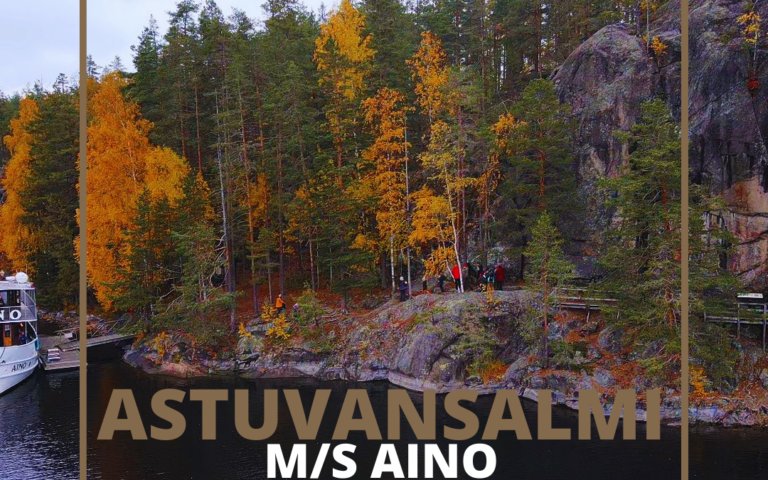 M/S Ainolla Astuvansalmen kalliomaalauksille